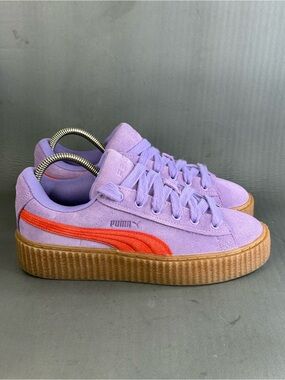 Fenty x Puma Creeper Phatty 'Lavender Burnt Red' sneaker shoes womens 8